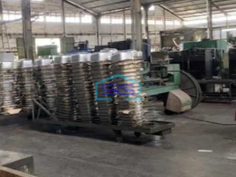 Dijual Pabrik Ada Kantor Luas Bangunan  8404 m²  Lokasi Bebas Banjir di Balaraja Tangerang