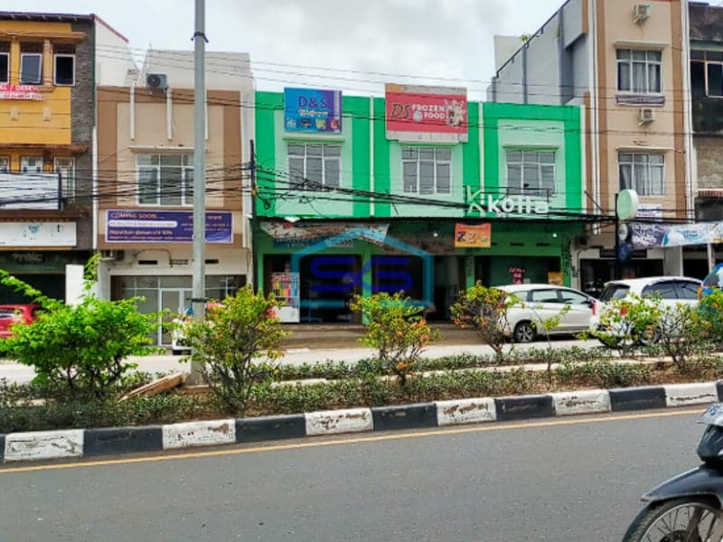 Disewakan Ruko 2 Unit Jalan Kolonel H Burlian Km 7 seberang Gramedia Palembang LB 228m2