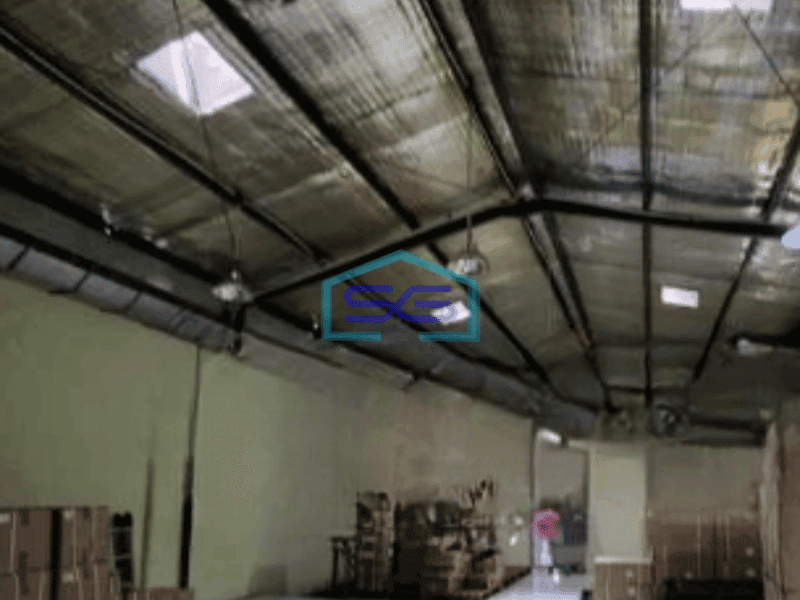 Dijual Gudang Ada Kantor Luas Bangunan  180 m² di Kapuk Kamal Jakarta Barat