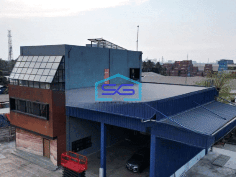 Dijual Tanah dan Bangunan di Cakung Cilincing 2.200 m2 Siap Pakai