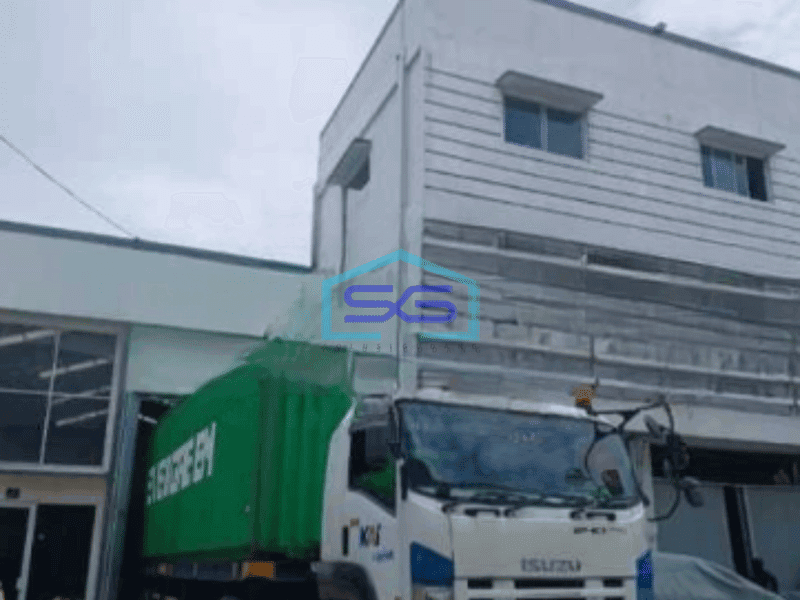 Disewakan Gudang Akses Container 40 Feet Luas Bangunan 550 m² di Pegadungan Jakarta Barat