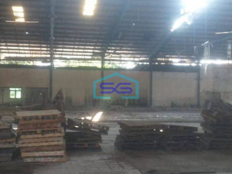 Dijual Murah Tanah Beserta Bangunan Ex Garmen Tekstil  Gudang Di Karang Mulya, Karawang Jawa Barat