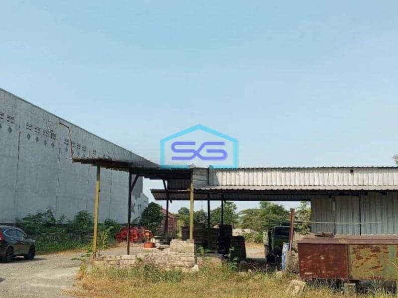 Dijual Cepat Tanah Nol Jalan Raya Driyorejo Gresik Cocok Gudang Dan Industri LT 8900m2