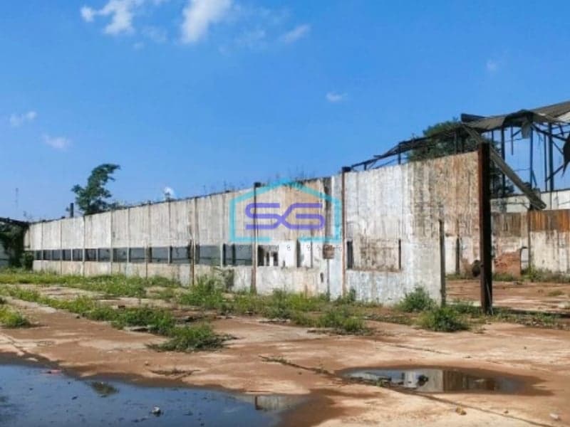 Di Jual Cepat Gudang Ex Pabrik Textile 3,4 Ha Leuwi Gajah, Cimahi Jawa Barat Luas Bangunan  20000 m²