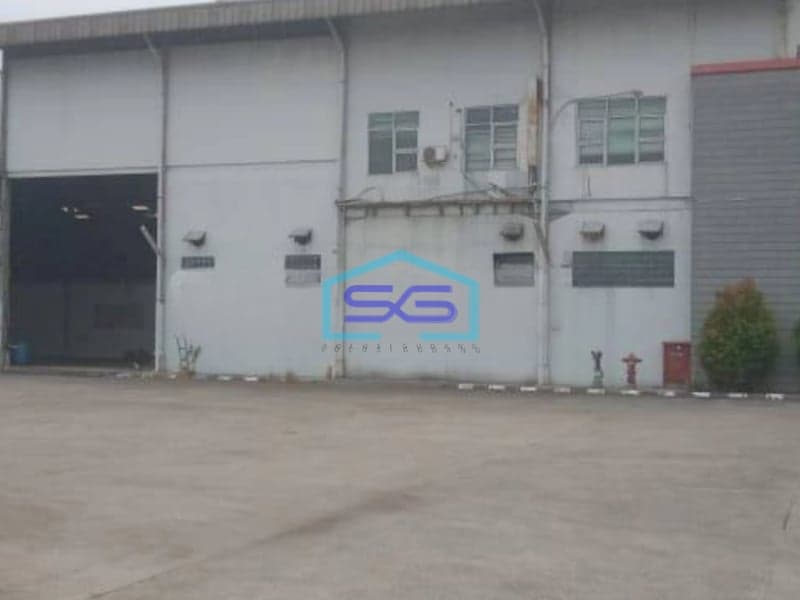 Disewakan Lahan Dan Gudang Ex Pabrik Kawasan Jatake Tangerang Luas 1,1 Hektar