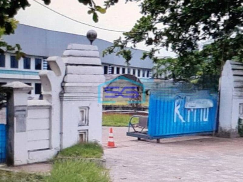 Dijual Pabrik di Jalan Raya Cikande Rangkas Bitung Serang LT 101155m2