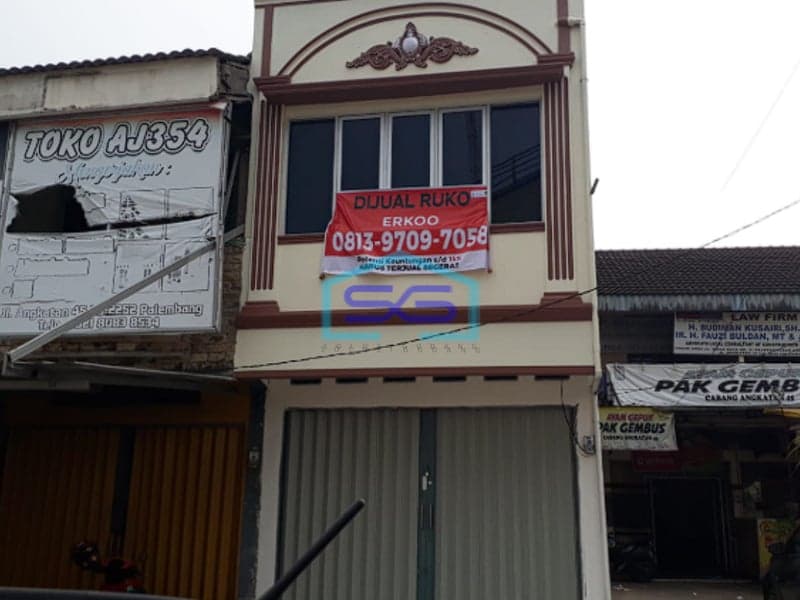 Dijual 1 Unit Ruko Jalan Angkatan 45 Palembang Luas Bangunan 100m2