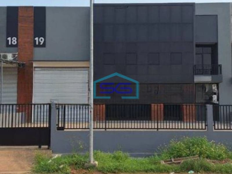 Dijual Gudang Terbaik Blesindo + Kantor 2 Lantai di Tangerang LT 2208m2