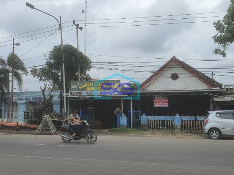 Dijual Tanah Plus Bangunan di Pinggir Jalan Raya Ki Marogan, Kertapati, Palembang