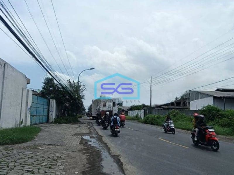 Dijual Gudang Siap Pakai Jl Raya Menganti Gresik Dkt Tol Kedamean Dan Surabaya LT 3025m2