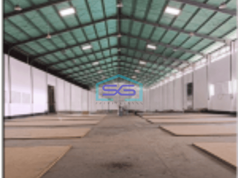 Disewakan gudang siap pakai di kawasan akong sepatan