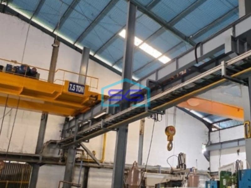 Dijual Pabrik Ada Crane di Kawasan Industri Mm2100 Cibitung Bekasi LT 5100m2