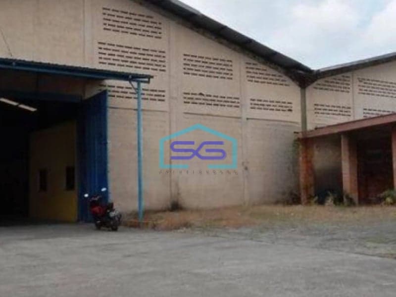 Disewakan Gudang Luas Tanah 3500 m² Lokasi Bebas Banjir di Cikupa Tangerang