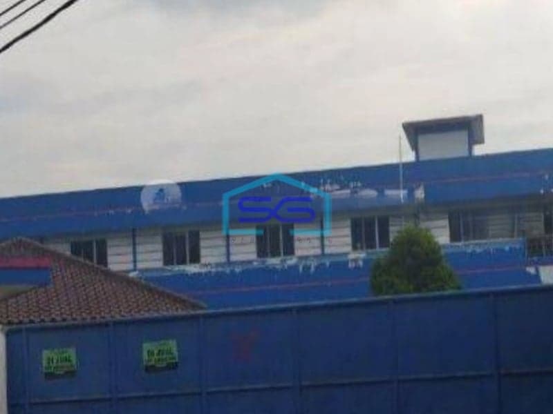 Dijual Gudang Bagus Ex Pabrik di Gunung Putri Bogor Jalan Lebar LT 18585m2