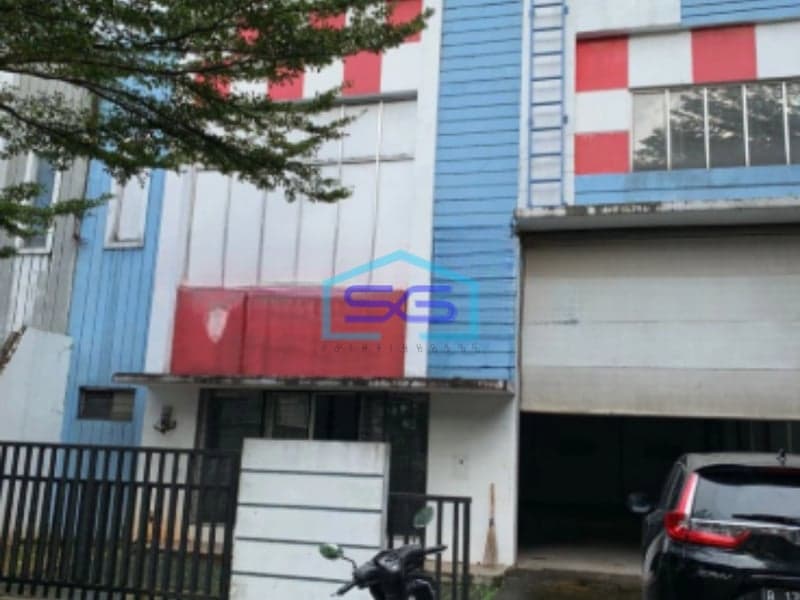 Disewakan Gudang di Pergudangan Taman Tekno Serpong BSD Tangerang Sudah Renovasi SHM LT 468m2