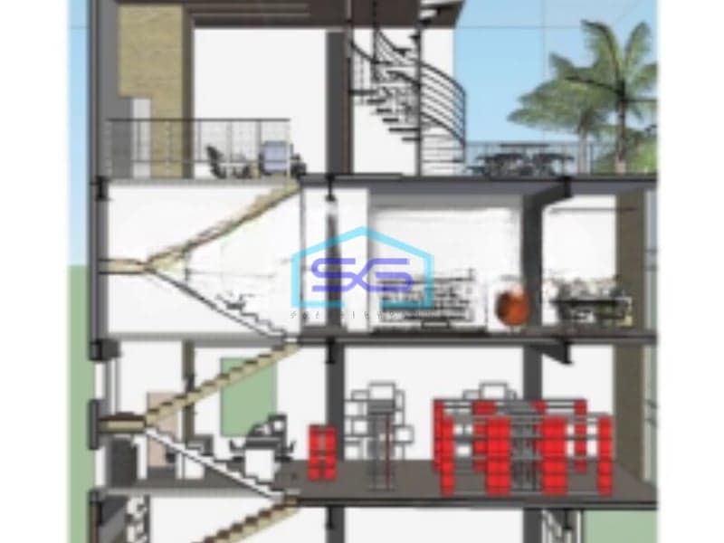 Dijual Ruko 4 Lantai Dikawasan Bisnis Di Depok Sleman Luas Bangunan 350 m²