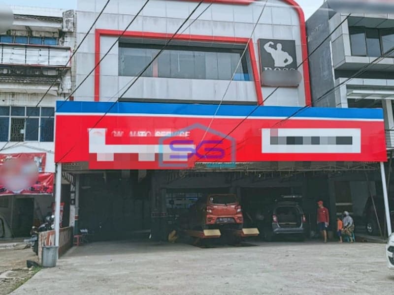 Dijual Ruko 3,5 Lantai Dengan Bonus Bisnis  di Jl. R. Sukamto, Palembang LB 1476m2