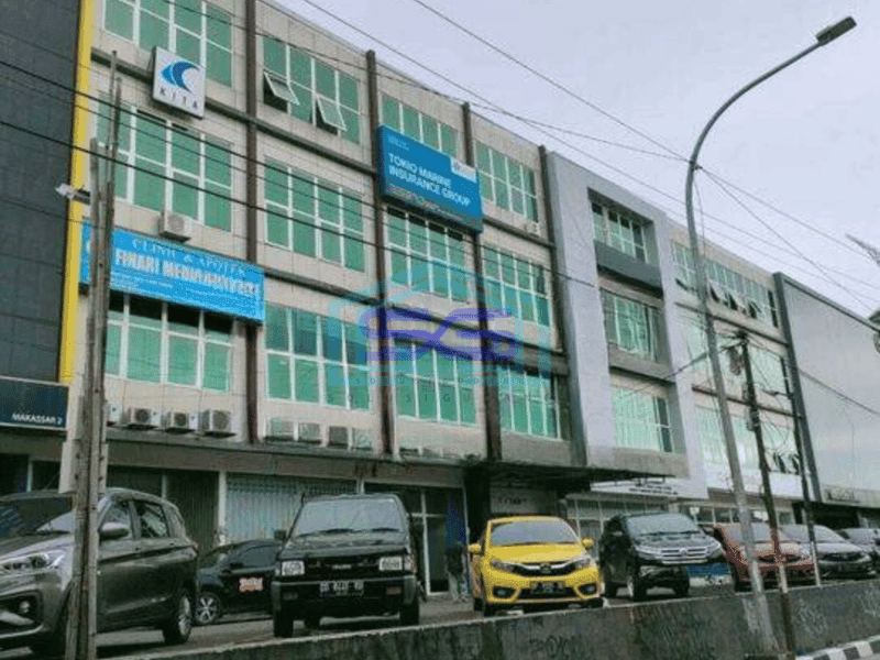 Disewakan Ruko 4 lantai di Tengah Kota Makassar Pas Samping Tol