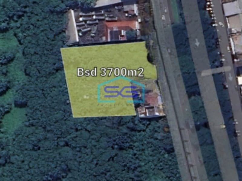 Dijual Cepat Tanah Komersil Bsd Tangerang Luas Tanah 3700m2