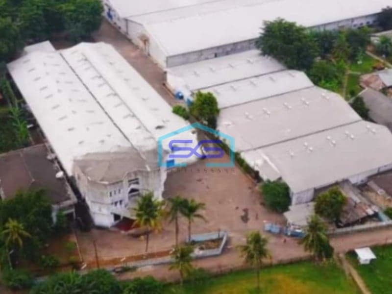 Disewakan Gudang Ijin Industri Luas Bangunan 12261m2 di Cikokol Tangerang