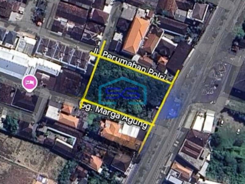 Dijual Tanah Strategis Komersil Imam Bonjol Denpasar Barat Bali LT 2230m2