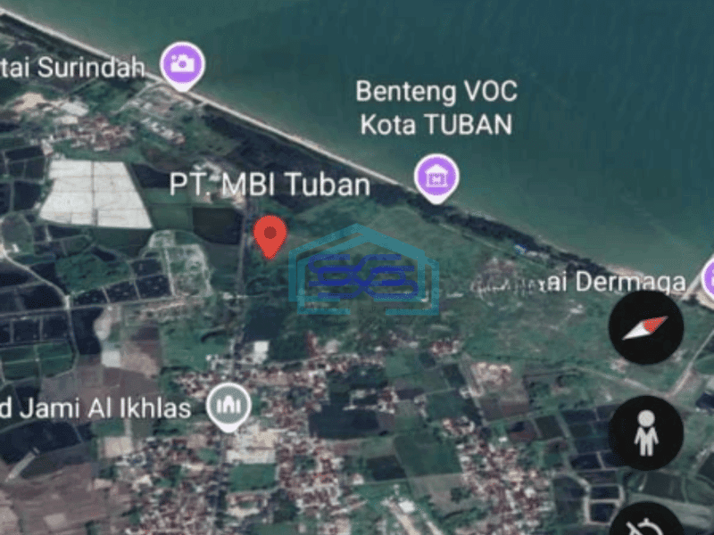 Dijual Tanah Industri Komersial Lokasi Tuban Luas Tanah 18000m2