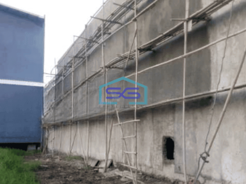 Disewakan Gudang Luas Bangunan 720 m² Akses Container 40 Feet di Tangerang