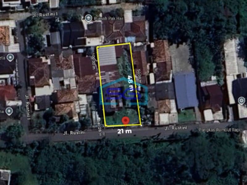 Dijual 2 Unit Ruko + Lahan Luas di Jalan Rustini, Kenten Palembang LT 1087m2