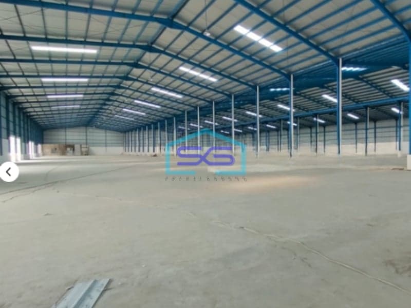 Disewakan Gudang Baru Direnovasi Lokasi Strategis di Cikarang Selatan Bekasi LT 16000m2