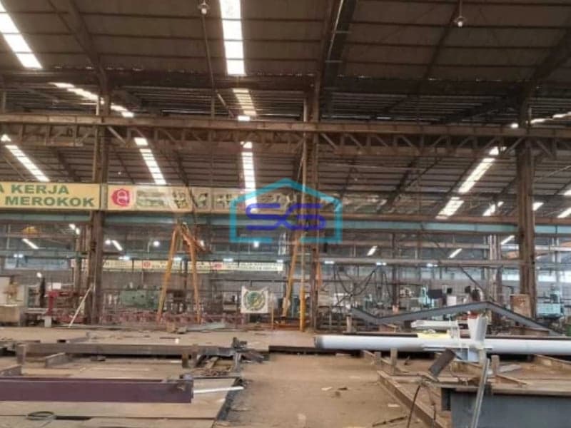 Dijual Pabrik Konstruksi Baja LT 71000m2 Di Jayanti Tangerang Banten
