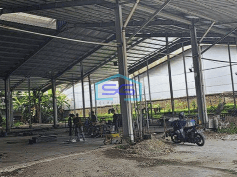 Dijual gudang bagus besar 3000m2 di Jatake
