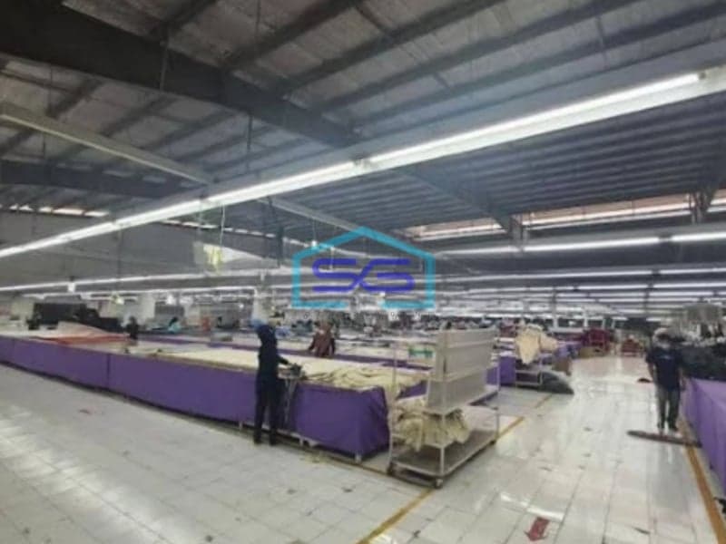 Dijual Pabrik Garment Jatiluhur Purwakarta Jawa Barat Siap Huni LT 20000m2
