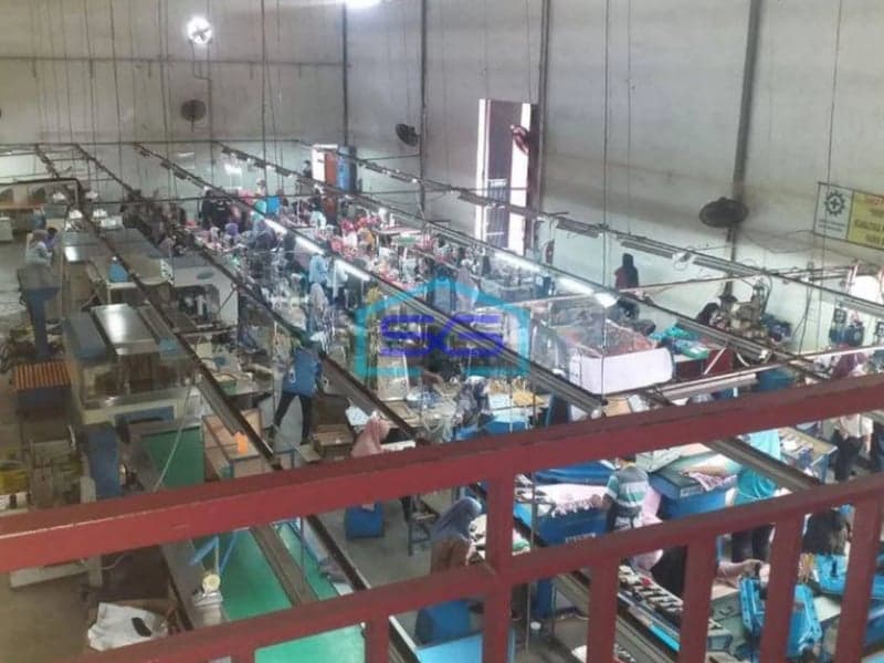 Dijual Pabrik di Sepatan Tangersng Kawasan Industri LT 2000m2 Kawasan Industri