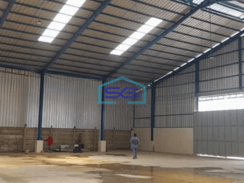 Disewakan Gudang Luas Bangunan  720 m² Akses Container 40 Feet di Legok Tangerang