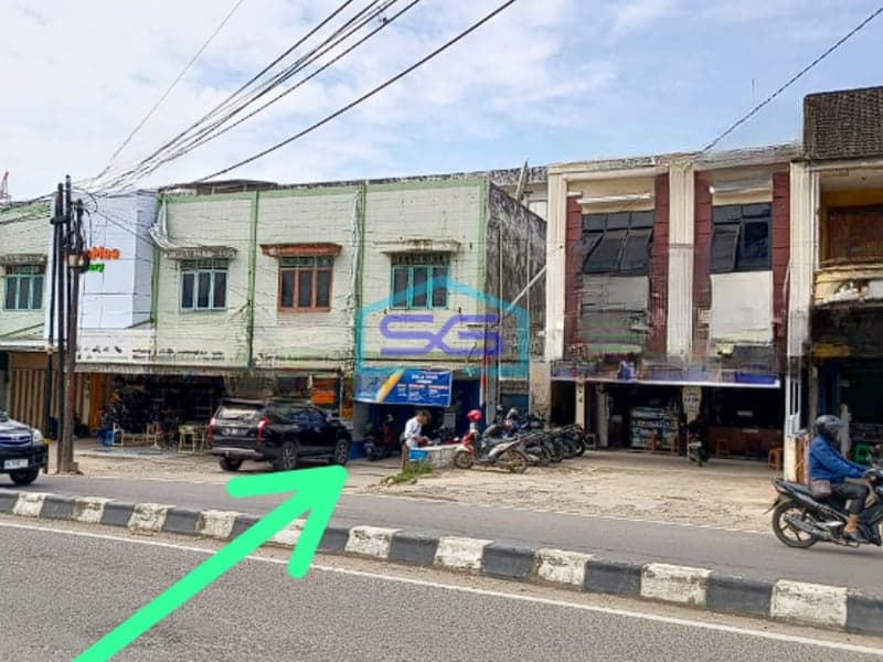 Dijual Ruko 3,5 Lantai Ex Bank di Bukit Besar Palembang Luas Bangunan 300m2