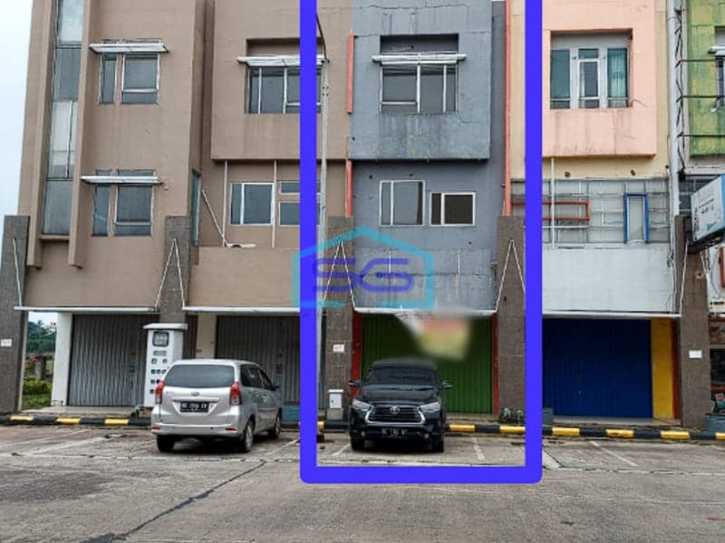 Disewakan Ruko 3 Lantai dalam Komplek PTC Mall Jalan R Soekamto Palembang LB 211m2