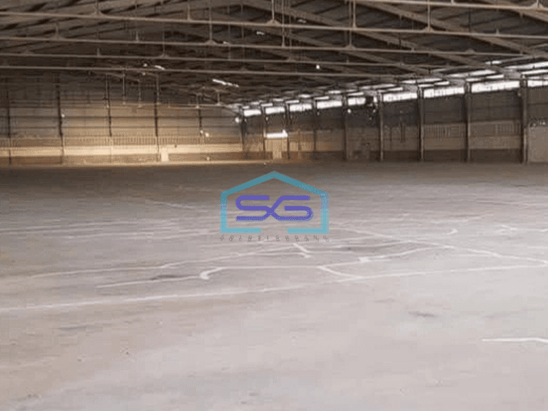 Disewakan Gudang Pinggir Jalan Masuk Container 40 feet LB 4800m2 di Bogor