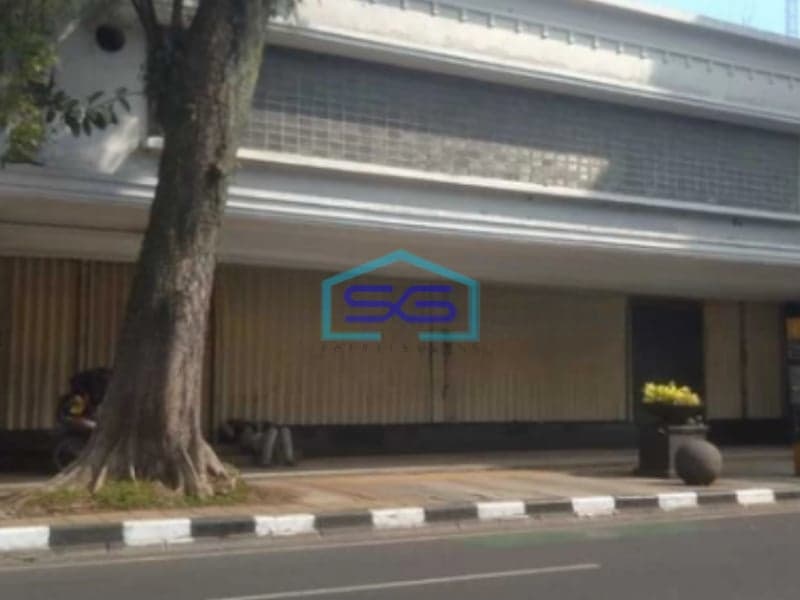 Dijual Tanah Ada Gedung Komersial Lokasi Pusat Kota Bandung di Asia Afrika LT 1455