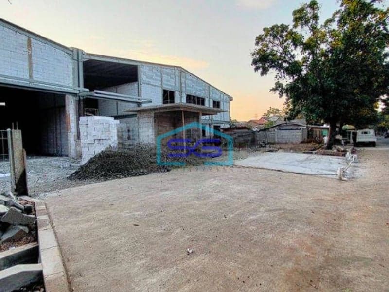 Dijual Gudang Dalam Kawasan Industri Izin Produksi Baru Dibangun di Bekasi LT 14566m2