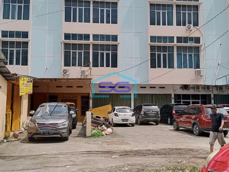 Dijual Ruko 2 Unit Gandeng Jalan Letjen Harun Sohar seberang Asrama Haji Palembang LB 368m2