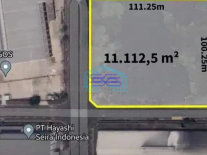 Dijual Cepat Tanah Industri Deltamas Cikarang Pusat Jawa Barat Bekasi Luas Tanah 11112 m²