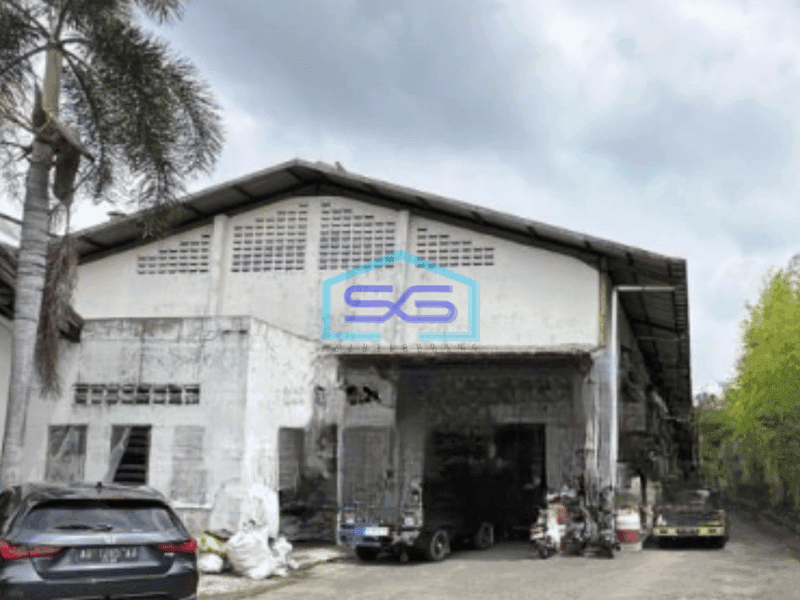 Disewakan Gudang Akses Container di Sukoharjo Luas Bangunan 3000 m²