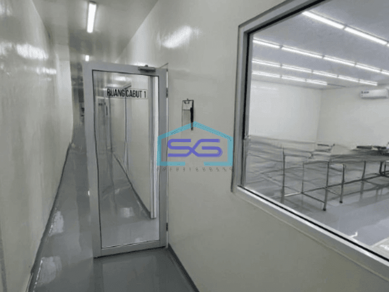 Dijual Gudang Akses Container Luas Bangunan  1100 m² di Dadap Tangerang Ada Kantor