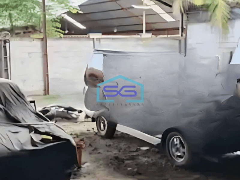Disewakan Gudang Ada Kantor Ex Bengkel Luas Bangunan 450 m² di Legok Tangerang