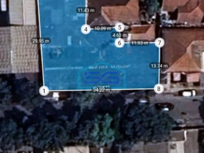 西爪哇万隆Kiaracondong地块出售 占地750平方米