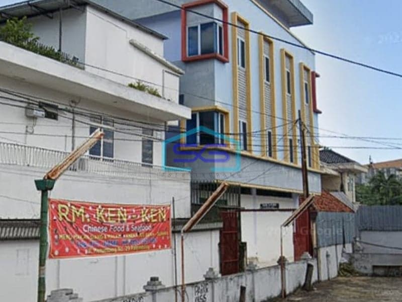 Dijual Ruang Usaha 3,5 Lantai di Area Lapangan Hatta Pusat Kota Palembang LB 405m2