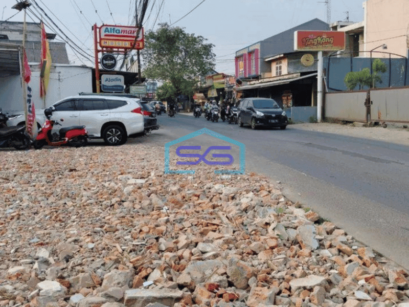 Dijual Tanah Lokasi Pinggir Jalan Raya Setu Bekasi LT 3755m2