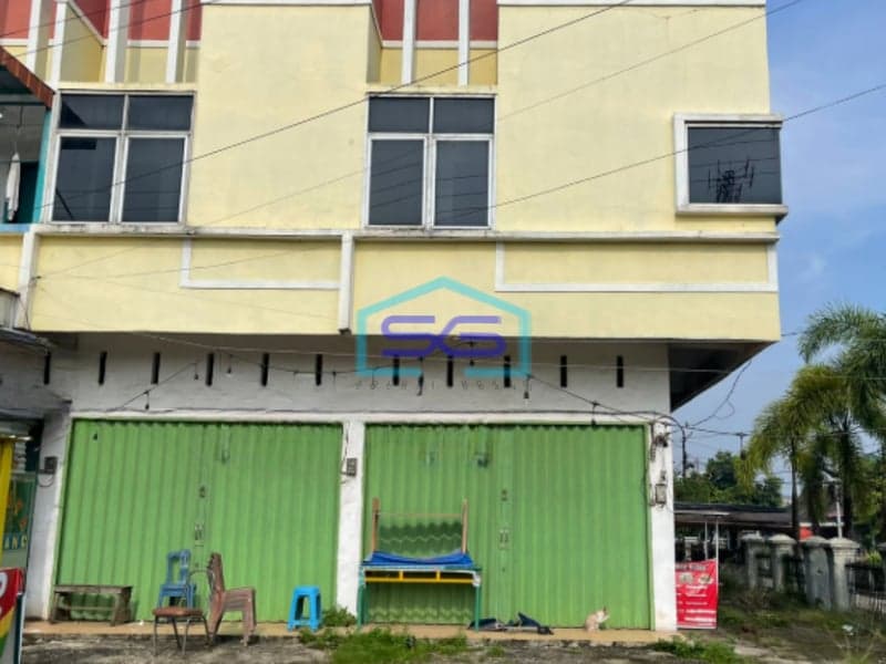 Dijual Ruko 2 Unit Gandeng Jalan Residen Pangeran Ayin Kenten Laut Banyuasin Sumatera Selatan LT 140m2