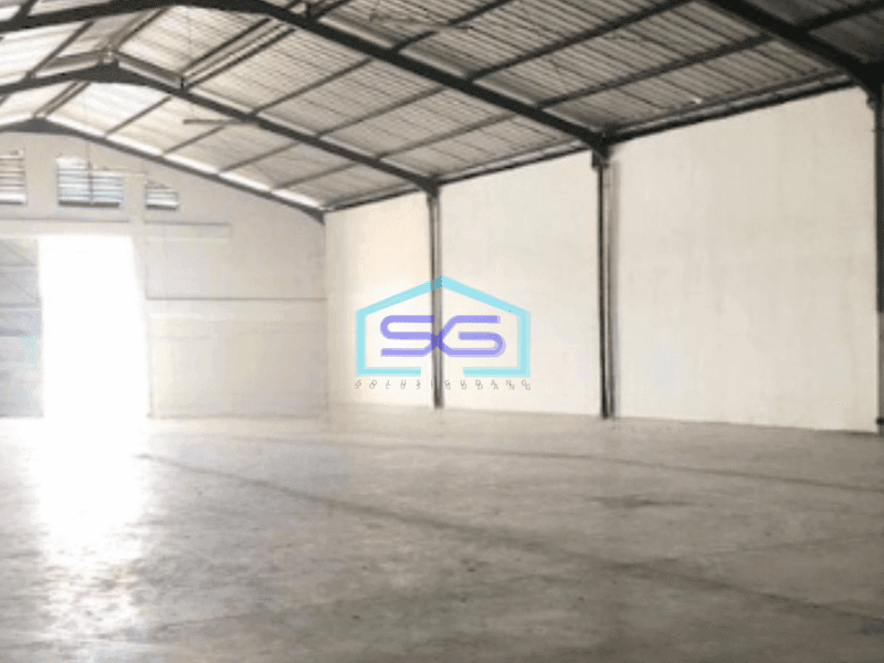 Disewakan Gudang Akses Container 20 Feet Luas Tanah 723 m² di Kapuk Kamal Jakarta Barat