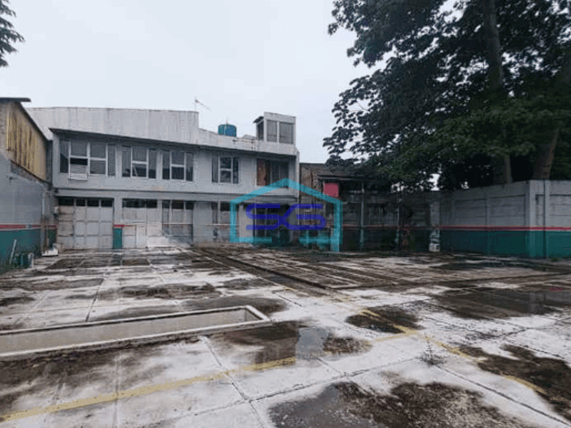 Dijual Tanah Bonus Gedung Kantor Di Jl. Raya Serpong Tangerang Selatan Dekat Pintu Tol